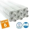 ECLAIRAGE DESIGN Lot De 6 Reglettes LED Etanche 24W 120cm IP65 Eq200W PANAMA | Température De Couleur: Blanc Froid 6000K