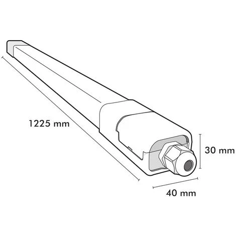 ECLAIRAGE DESIGN Lot De 6 Reglettes LED Etanche 24W 120cm IP65 Eq200W PANAMA | Température De Couleur: Blanc Froid 6000K 4 ECLAIRAGE DESIGN Lot De 6 Reglettes LED Etanche 24W 120cm IP65 Eq200W PANAMA | Température De Couleur: Blanc Froid 6000K – Image 4