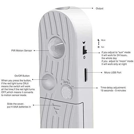 DENUOTOP LED Detecteur Mouvement Capteur, PDGROW étanche Lampe De Placard, 300cm Veilleuse, Bande LED Detecteur, 3000k Pour Meubles, Escalier, Placard, Cuisine, étagère, Armoire, Lit - Blanc Chaud 2 DENUOTOP LED Detecteur Mouvement Capteur, PDGROW étanche Lampe De Placard, 300cm Veilleuse, Bande LED Detecteur, 3000k Pour Meubles, Escalier, Placard, Cuisine, étagère, Armoire, Lit - Blanc Chaud – Image 2