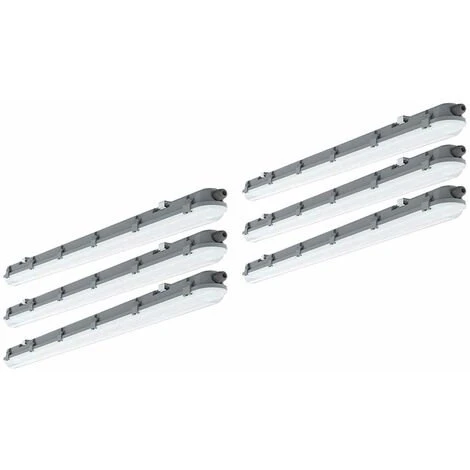 ETC-SHOP Plafonniers LED Pour Chambre étanche 120 Cm Lampes Pour Chambre étanche LED 120 Cm Lampes De Garage Tube LED, Connexion En Série, 1x LED 36 Watts 4320 Lumen Blanc Froid, Lot De 6 1 ETC-SHOP Plafonniers LED Pour Chambre étanche 120 Cm Lampes Pour Chambre étanche LED 120 Cm Lampes De Garage Tube LED, Connexion En Série, 1x LED 36 Watts 4320 Lumen Blanc Froid, Lot De 6