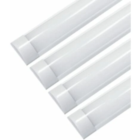 Réglette LED 120cm 48W (Pack De 4) - Blanc Neutre 4200k - 5500k - SILUMEN 1 Réglette LED 120cm 48W (Pack De 4) - Blanc Neutre 4200k - 5500k - SILUMEN