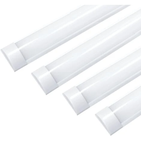 Réglette LED 90cm 24W (Pack De 4) - Blanc Neutre 4200k - 5500k - SILUMEN 1 Réglette LED 90cm 24W (Pack De 4) - Blanc Neutre 4200k - 5500k - SILUMEN