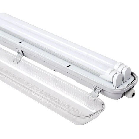 Randaco Réglette Lumineuse LED 150cm 24W - Blanc Neutre 4000K-4500K - Double Tube 1 Randaco Réglette Lumineuse LED 150cm 24W - Blanc Neutre 4000K-4500K - Double Tube