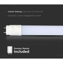 V-TAC Tube LED T8 15W G13 150cm 160LM/W En Nanoplastique 6400K -Promos Réglette & réglette LED Boutique 56848417 3