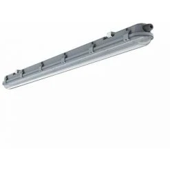 V-TAC Plafonnier LED Puce Samsung Étanche 36W 120LM / W Série M 1200mm Corps Gris Transparent 6400K IP65