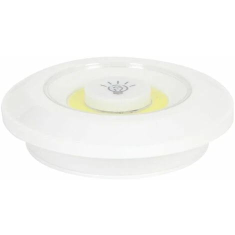 Paris Prix - Lot De 2 Lampes Led "télécommande" 9cm Blanc 2 Paris Prix - Lot De 2 Lampes Led "télécommande" 9cm Blanc – Image 2