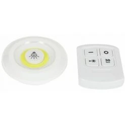 Paris Prix - Lot De 2 Lampes Led "télécommande" 9cm Blanc 9 Paris Prix - Lot De 2 Lampes Led "télécommande" 9cm Blanc -Promos Réglette & réglette LED Boutique 57074629 5