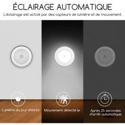 LRISHOM 3/6 Pcs Led Ultra-Lumineuses à Détecteur De Mouvement Magnétique Lampe De Nuit Murale Sans Fil à Piles Avec Tampon Adhésif Double Face, 6 Pcs - 6 Pcs 8 LRISHOM 3/6 Pcs Led Ultra-Lumineuses à Détecteur De Mouvement Magnétique Lampe De Nuit Murale Sans Fil à Piles Avec Tampon Adhésif Double Face, 6 Pcs - 6 Pcs -Promos Réglette & réglette LED Boutique 57112139 4