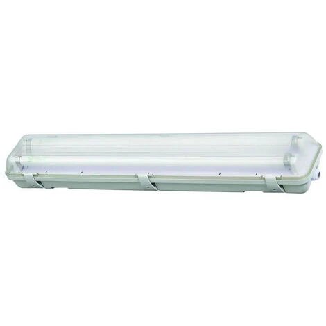 ECOLUX Boitier Tube LED T8 étanche 2x600mm 1 ECOLUX Boitier Tube LED T8 étanche 2x600mm