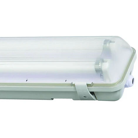 ECOLUX Boitier Tube LED T8 étanche 2x600mm 2 ECOLUX Boitier Tube LED T8 étanche 2x600mm – Image 2