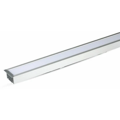 V-TAC Samsung Chip Plafonnier LED Encastré 40W Linéaire Couleur Argent 4000K 1 V-TAC Samsung Chip Plafonnier LED Encastré 40W Linéaire Couleur Argent 4000K