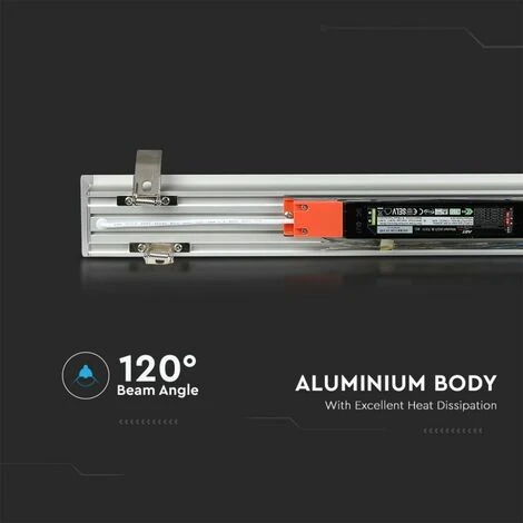 V-TAC Samsung Chip Plafonnier LED Encastré 40W Linéaire Couleur Argent 4000K 3 V-TAC Samsung Chip Plafonnier LED Encastré 40W Linéaire Couleur Argent 4000K – Image 3