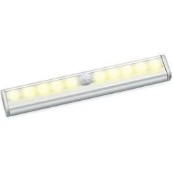 QERSTA 10LED Lumière De Capteur De Mouvement Armoire Lit Lampe Sous Meuble Chambre Nuit Led Placard Escalier Cuisine Éclairage À La Maison