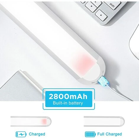 STARLIGHT LED Lampe Dimmable De Placard 34cm, SL.GT Lumière Réglette Led Ajustable Sous Meuble Cuisine Sans Fil à 3 Modes D'Eclairage 4000K-6500K 5 STARLIGHT LED Lampe Dimmable De Placard 34cm, SL.GT Lumière Réglette Led Ajustable Sous Meuble Cuisine Sans Fil à 3 Modes D'Eclairage 4000K-6500K – Image 5