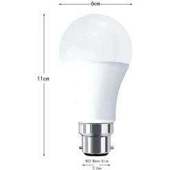 HKLFFJA Ampoule LED B22 10W Equivalentce 80W 1000lm, Blanc Chaud 3000K ,Lot De 6 [Classe énergétique A+] -Promos Réglette & réglette LED Boutique 58665031 3