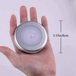 REGALI Lampe LED Sans Fil Avec Détecteur De Mouvement Pour Placard, Escalier, Couloir, Cuisine, Chambre à Coucher (3pcs) (coquille D'argent (lumière Blanche) 8 REGALI Lampe LED Sans Fil Avec Détecteur De Mouvement Pour Placard, Escalier, Couloir, Cuisine, Chambre à Coucher (3pcs) (coquille D'argent (lumière Blanche) -Promos Réglette & réglette LED Boutique 59145496 4