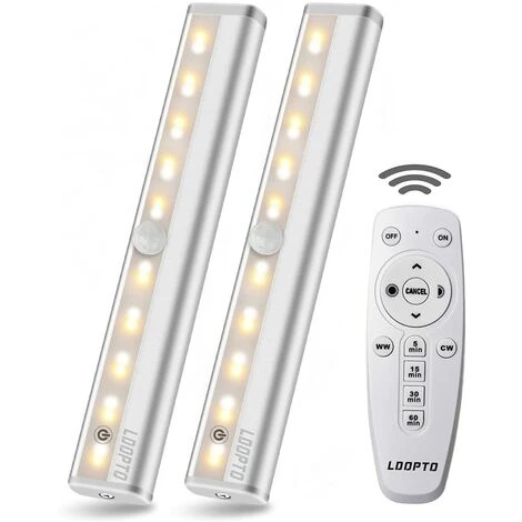FVBJD Lampe Cuisine Led Cuisine Sous Meuble Lampe Sans Fil Télécommandées Spot Led Lumières LED Adhésives Pour Toute La Maison Avec Bandeau Magnétique/Timer Automatique On/Off, Argenté 2 Pièces 1 FVBJD Lampe Cuisine Led Cuisine Sous Meuble Lampe Sans Fil Télécommandées Spot Led Lumières LED Adhésives Pour Toute La Maison Avec Bandeau Magnétique/Timer Automatique On/Off, Argenté 2 Pièces