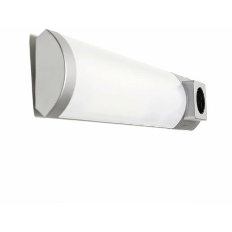 LICHT-ERLEBNISSE Applique Murale LED Avec Interrupteur Et Prise De Courant Blanc Froid à Faible éblouissement Pour La Cuisine - Argent 4 LICHT-ERLEBNISSE Applique Murale LED Avec Interrupteur Et Prise De Courant Blanc Froid à Faible éblouissement Pour La Cuisine - Argent – Image 4