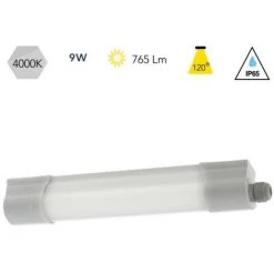 INTEC LIGHT Plafonnier étanche OCEAN LED 9W 765lm 4000K 120 IP65 Polycarbonate 30cm
