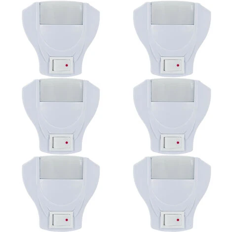 7HSEVENON ELEC 6 LED Night Light Pack Avec Commutateur élu 7hsevenon 1 7HSEVENON ELEC 6 LED Night Light Pack Avec Commutateur élu 7hsevenon