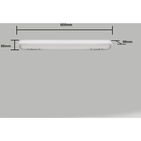 JNC J&C® 60CM Néon Tube LED 18W Tube LED Plafond Étanche IP65 Lumière LED Blanc Neutre 4000K 4 JNC J&C® 60CM Néon Tube LED 18W Tube LED Plafond Étanche IP65 Lumière LED Blanc Neutre 4000K – Image 4