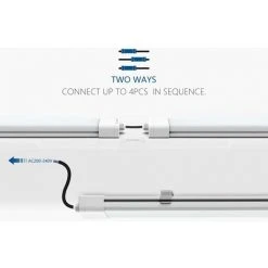 2×Anten Neon Tube Garage 150CM 45W Tube Neon LED Étanche IP65 Reglette LED 150CM Anti-Poussière Anti-Corrosion Et Anti-Choc Neon LED 150CM Lampe Néon Blanc Froid 6000K 8 2×Anten Neon Tube Garage 150CM 45W Tube Neon LED Étanche IP65 Reglette LED 150CM Anti-Poussière Anti-Corrosion Et Anti-Choc Neon LED 150CM Lampe Néon Blanc Froid 6000K -Promos Réglette & réglette LED Boutique 6011262 4