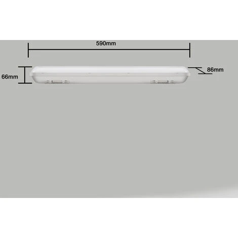 JNC 2×J&C® 60CM Tube LED 12W Néon Tube LED IP65 Lumière LED Anti-Poussière Anti-Choc Anti-Corrosion Blanc Neutre 4000K 4 JNC 2×J&C® 60CM Tube LED 12W Néon Tube LED IP65 Lumière LED Anti-Poussière Anti-Choc Anti-Corrosion Blanc Neutre 4000K – Image 4