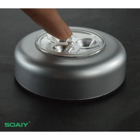 PESCE ® Lot De 10 Spot Lampe LED Éclairage De Nuit Autocollant Alimenté Par 3 Piles/Batteries Pour Penderie/Placard/Étagère/Entrée/Cuisine/Passage 4 PESCE ® Lot De 10 Spot Lampe LED Éclairage De Nuit Autocollant Alimenté Par 3 Piles/Batteries Pour Penderie/Placard/Étagère/Entrée/Cuisine/Passage – Image 4