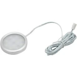 TOPHOMER 12* Spot LED Lampe Ultra Fin 12V + 1*bo?tier Pour Camping-car Camion Caravane Bus, Convient ¨¤ La Garde-robe, Aux Armoires De Cuisine, Couleur Blanche 6500K