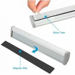 TOPHOMER 1PC 6 LED Capteur De Mouvement ¨¦clairage Sans Fil Lumi¨¨re Armoire Cabinet Veilleuse Blanc Chaud 8 TOPHOMER 1PC 6 LED Capteur De Mouvement ¨¦clairage Sans Fil Lumi¨¨re Armoire Cabinet Veilleuse Blanc Chaud -Promos Réglette & réglette LED Boutique 60936914 4