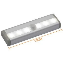 DONTODENT Sous Les Armoires De Cuisine Lampe De Cuisine LED Télécommande Sans Fil Type De Bâton De Lumière LED Pour Toute La Maison Avec Bande Magnétique/minuterie Marche/arrêt Automatique, Argent 1 Pièces -Promos Réglette & réglette LED Boutique 60939682 3