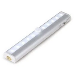 DONTODENT Sous Les Armoires De Cuisine Lampe De Cuisine LED Télécommande Sans Fil Type De Bâton De Lumière LED Pour Toute La Maison Avec Bande Magnétique/minuterie Marche/arrêt Automatique, Argent 1 Pièces -Promos Réglette & réglette LED Boutique 60939682 5