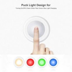 TANCYCO 16 Couleurs Changeantes LED RVB Sous Armoire Lampe Puck Light 3 Pièces Avec Contrôleur 10 Niveaux De Luminosité Réglable Intensité Variable 120 Minutes Prise En Charge 16 Couleurs Changeantes/flash/fondu 2 Modes D'éclairage 3* 8 TANCYCO 16 Couleurs Changeantes LED RVB Sous Armoire Lampe Puck Light 3 Pièces Avec Contrôleur 10 Niveaux De Luminosité Réglable Intensité Variable 120 Minutes Prise En Charge 16 Couleurs Changeantes/flash/fondu 2 Modes D'éclairage 3* -Promos Réglette & réglette LED Boutique 61126261 4