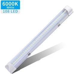 BENOBBY KIDS Réglette LED Fil, LED Lampe De Placard,Portable,Modes D'Eclairage 6000k-6500k, 9W LED Veilleuse,Veilleuse Pour Placard, Armoire, Escalier,Chambre à Coucher, Extérieur ,Intérieur , Pour ,Jardin Patio - Lumière Blanche Froide (1 Pack)