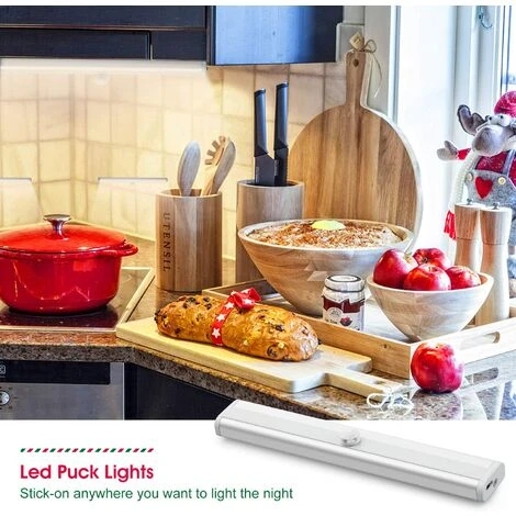 HEGUYEY 3 PACK Lampe De Placard 20 LED Lampe Sans Fil Télécommandées USB Rechargeable, Lumières LED De Nuit Adhésives 2 HEGUYEY 3 PACK Lampe De Placard 20 LED Lampe Sans Fil Télécommandées USB Rechargeable, Lumières LED De Nuit Adhésives – Image 2