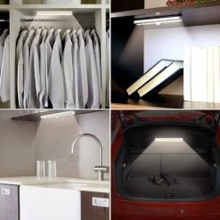 HEGUYEY 3 PACK Lampe De Placard 20 LED Lampe Sans Fil Télécommandées USB Rechargeable, Lumières LED De Nuit Adhésives 8 HEGUYEY 3 PACK Lampe De Placard 20 LED Lampe Sans Fil Télécommandées USB Rechargeable, Lumières LED De Nuit Adhésives -Promos Réglette & réglette LED Boutique 63690812 4