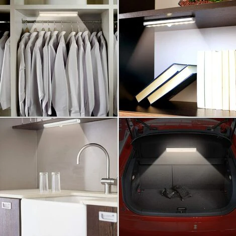 HEGUYEY 3 PACK Lampe De Placard 20 LED Lampe Sans Fil Télécommandées USB Rechargeable, Lumières LED De Nuit Adhésives 4 HEGUYEY 3 PACK Lampe De Placard 20 LED Lampe Sans Fil Télécommandées USB Rechargeable, Lumières LED De Nuit Adhésives – Image 4