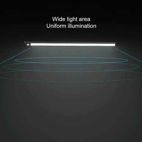 MINKUROW Lot De 2 Lampes D'armoire à Détecteur De Mouvement à LED, 150LM, Lampes De Cuisine Avec Batterie Rechargeable, éclairage USB, Auto/marche/arrêt 4 MINKUROW Lot De 2 Lampes D'armoire à Détecteur De Mouvement à LED, 150LM, Lampes De Cuisine Avec Batterie Rechargeable, éclairage USB, Auto/marche/arrêt – Image 4