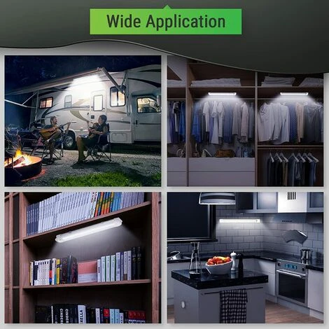 PERLE RARE 2PCS 12V LED Intérieur Light Bar Car Lighting 108LED Avec On / Off Switch Pour Van Camping Truck Boat (2PCS) 5 PERLE RARE 2PCS 12V LED Intérieur Light Bar Car Lighting 108LED Avec On / Off Switch Pour Van Camping Truck Boat (2PCS) – Image 5