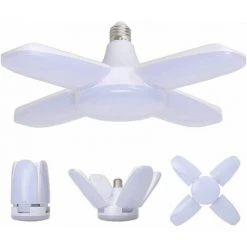 Lumière Blanche 175-265v Nouvelle Lampe à Feuilles Pliante 4 + 1 Lampe Pliante Convient Au Garage, Entrepôt, Atelier, Salle De Sport, Cuisine,HANBING