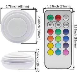 CARILLONSàVENT 4 Pièces D'éclairage D'armoire Lumière LED Télécommande Sans Fil Luminosité Réglable LED Pour Machine à Laver Éclairage D'armoire Télécommande Lumière Ambiante Lumière Ambiante Pat Lumière Colorée Armoire De Chambre à Coucher Veilleuse De Chevet Lumière T 8 CARILLONSàVENT 4 Pièces D'éclairage D'armoire Lumière LED Télécommande Sans Fil Luminosité Réglable LED Pour Machine à Laver Éclairage D'armoire Télécommande Lumière Ambiante Lumière Ambiante Pat Lumière Colorée Armoire De Chambre à Coucher Veilleuse De Chevet Lumière T -Promos Réglette & réglette LED Boutique 64139853 4