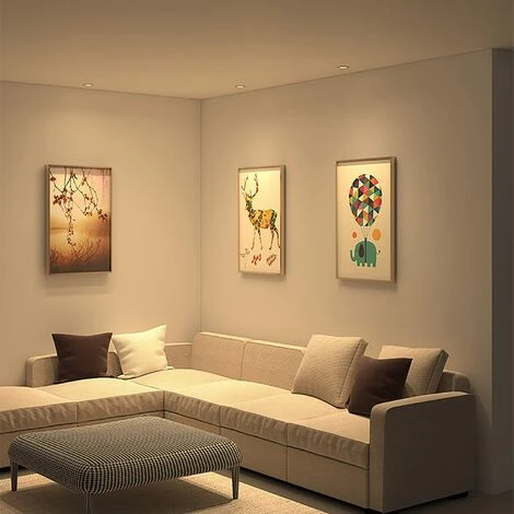 HEGUYEY 4 Mini Spot Encastrable LED Plafond Spot Encastré Lampe 1W Blanc Chaud 3000K Pour Vitrine,Plafond,Cuisine,Placard,DIY éclairage Etc 4 HEGUYEY 4 Mini Spot Encastrable LED Plafond Spot Encastré Lampe 1W Blanc Chaud 3000K Pour Vitrine,Plafond,Cuisine,Placard,DIY éclairage Etc – Image 4