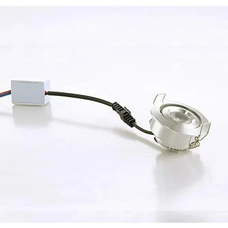HEGUYEY 4 Mini Spot Encastrable LED Plafond Spot Encastré Lampe 1W Blanc Chaud 3000K Pour Vitrine,Plafond,Cuisine,Placard,DIY éclairage Etc 5 HEGUYEY 4 Mini Spot Encastrable LED Plafond Spot Encastré Lampe 1W Blanc Chaud 3000K Pour Vitrine,Plafond,Cuisine,Placard,DIY éclairage Etc – Image 5
