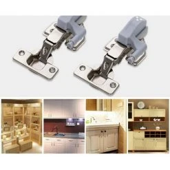 WAVE 10pcs Lumière De Placard Charnière LED Lumière Du Capteur Lampe De Nuit Penderie Cabinet Armoire Veilleuse(Blanc Chaud) -Promos Réglette & réglette LED Boutique 64529350 3