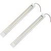 THSINDE 2 Pcs LED Intérieur Barre Lumineuse Éclairage Intérieur 108LED 12V Blanc Barre Lumineuse Avec Interrupteur Marche/Arrêt, Convient Pour Voiture RV Cuisine Armoire