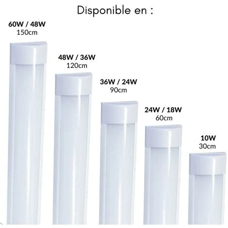 Réglette Lumineuse 150cm 48W - Blanc Chaud 2300K - 3500K - SILAMP - Blanc Chaud 2300K - 3500K 5 Réglette Lumineuse 150cm 48W - Blanc Chaud 2300K - 3500K - SILAMP - Blanc Chaud 2300K - 3500K – Image 5