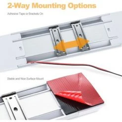 LLOVE Lumière Intérieure LED Pour Voiture, Barre Lumineuse LED Intérieure De 27,9 Cm – 10 W 72 LED Pour Camion, Camping-car, Camping-car (lot De 2) 9 LLOVE Lumière Intérieure LED Pour Voiture, Barre Lumineuse LED Intérieure De 27,9 Cm – 10 W 72 LED Pour Camion, Camping-car, Camping-car (lot De 2) -Promos Réglette & réglette LED Boutique 64869381 5