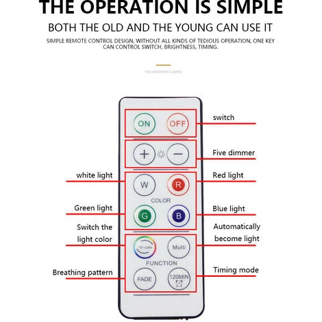 Spot LED Sans Fil Autocollant - Dimmable RGB Lampe Placard A Pile Avec Telecommande Eclairage Batterie Armoire Lumiere Cuisine Sous Meuble LED Vitrine Veilleuse Réglable Pour Chambre Escalier Miroir, 56Vingt 2 Spot LED Sans Fil Autocollant - Dimmable RGB Lampe Placard A Pile Avec Telecommande Eclairage Batterie Armoire Lumiere Cuisine Sous Meuble LED Vitrine Veilleuse Réglable Pour Chambre Escalier Miroir, 56Vingt – Image 2