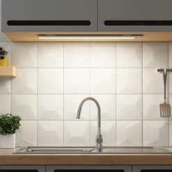 CESIèCLEFOU Led Lampe Dimmable De Placard 30cm, Applique Murale Sans Fil Avec Capteur De Main Interieur, Lumière Réglette Led Rechargeable Sous Meuble Cuisine Lefou