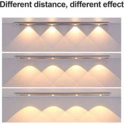 SUPERSELLER Intelligent LED Corps Humain Capteur Lampe Lampe Rechargeable Armoire Armoire Lampe Barre Espace Argent Trichromatique Gradation - 20cm 8 SUPERSELLER Intelligent LED Corps Humain Capteur Lampe Lampe Rechargeable Armoire Armoire Lampe Barre Espace Argent Trichromatique Gradation - 20cm -Promos Réglette & réglette LED Boutique 65482939 4